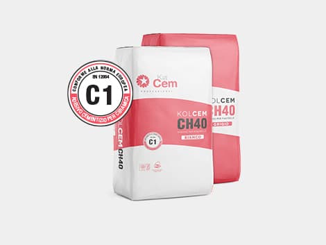 <strong>KOLCEM CH40 C1 B</strong><br /> Adesivo per piastrelle
